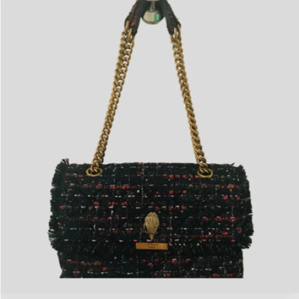 NWT KURT GEIGER LONDON Large Kensington Tweed Shoulder Bag - Picture 4 of 15